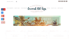 Desktop Screenshot of coconut-oil-tips.com